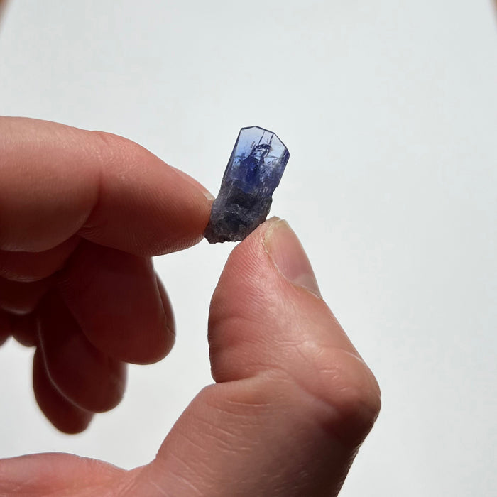 raw tanzanite mineral specimen