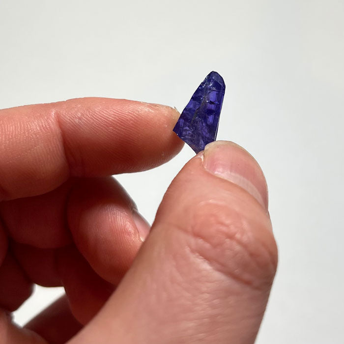 deep color tanzanite mineral specimen