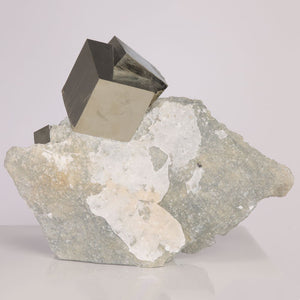 Pyrite Crystal Cube Twin