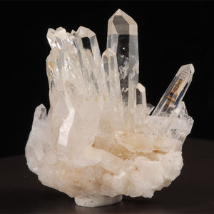 natural colombian quartz crystal cluster