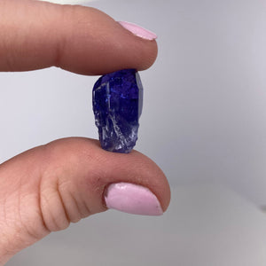 mineral tanzanite heated