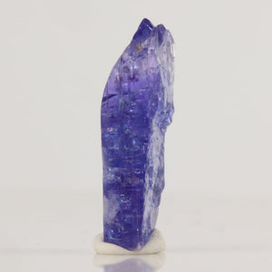 side angle of small tanzanite specimen