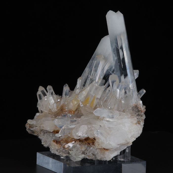 natural quartz crystal cluster 