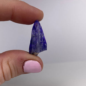 tanzanite crystal mineral heated