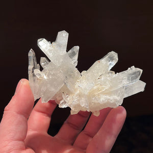 cluster of quartz size