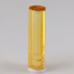 yellow color gemmy heliodor crystal