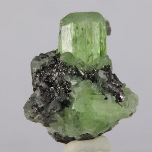 green diopside crystal specimen