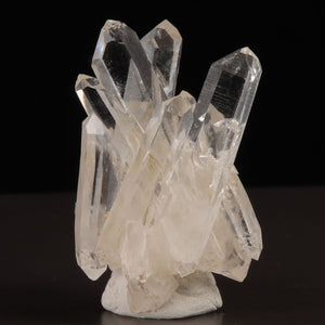 crystal cluster of natural quartz