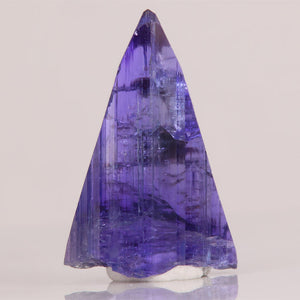 Purple Natural Color Terminated Tanzanite Crystal