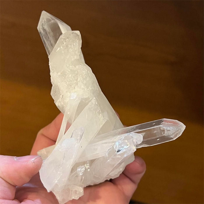 unique quartz crystal cluster