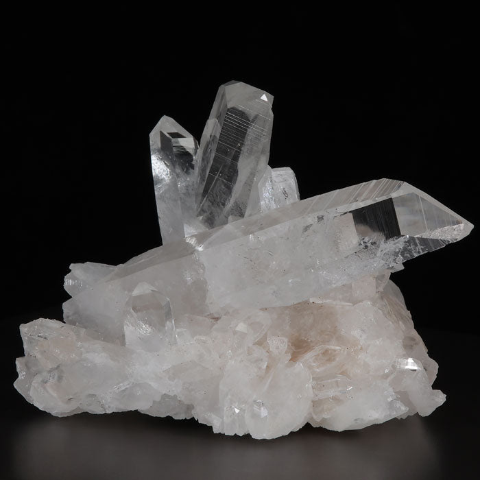 clear white quartz crystal