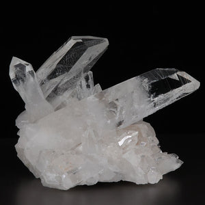 clear white quartz crystal