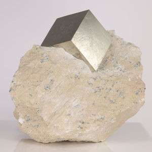 Massive Pyrite Cube Specimen