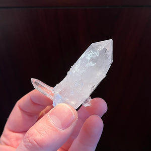 size of crystal in hand