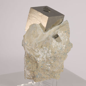 Spanish Pyrite Cube on Matrix host rock