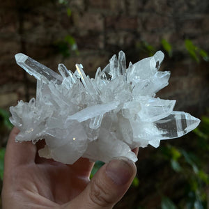 Cluster of White Quartz Crystals