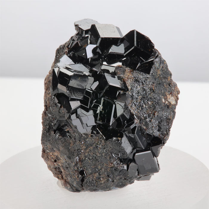 Andradite garnet crystal specimen from mexico black