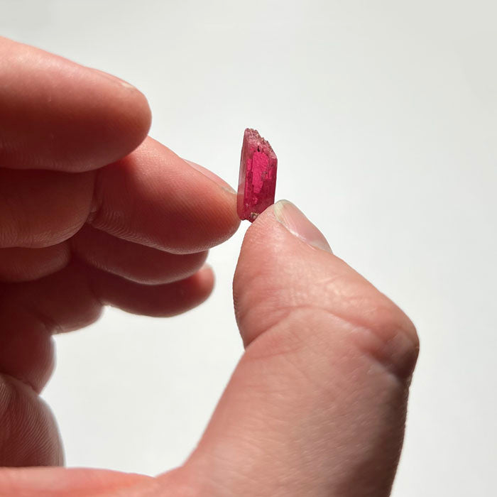 Raw Red Rhodonite Mineral Specimen