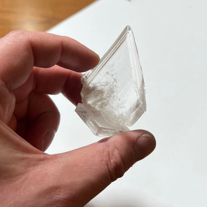 Selenite crystal from mexico