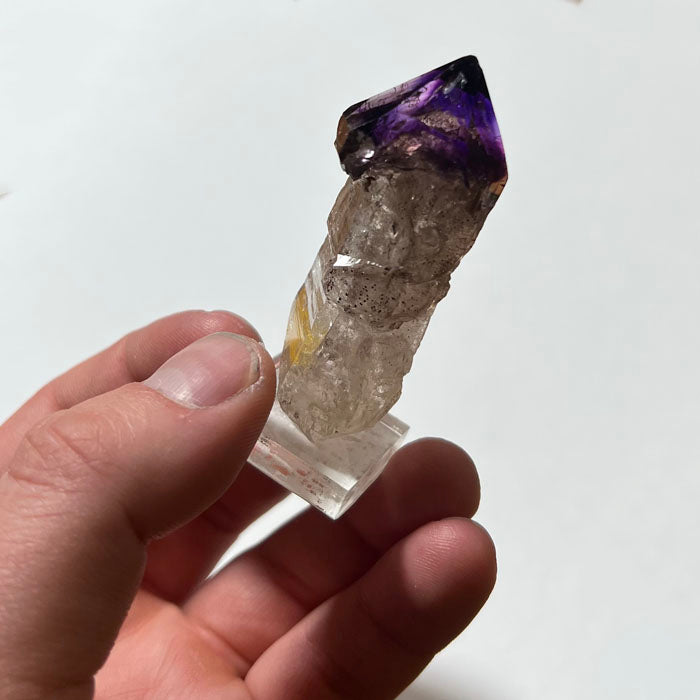 Smoky Amethyst Crystal Mineral Specimen