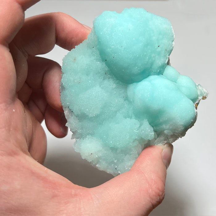 Blue Chinese Aragonite mineral specimen