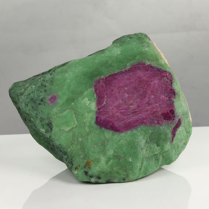 Ruby Zoisite Crystal Natural Specimen 2024 With Tschermakite / Tanzania / 87.87 Grams