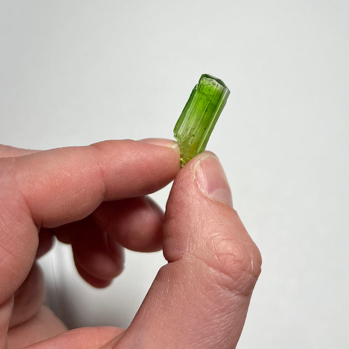 Vibrant Green Tremolite Crystal Specimen