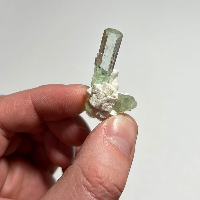 green beryl crystal aquamarine from afghanistan