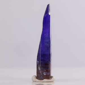 Deep color natural tanzanite crystal