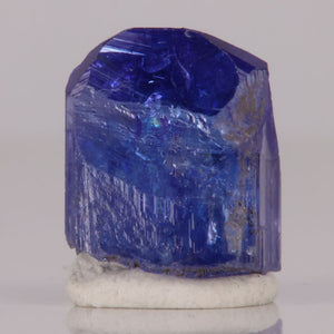 Raw natural tanzanite crystal specimen