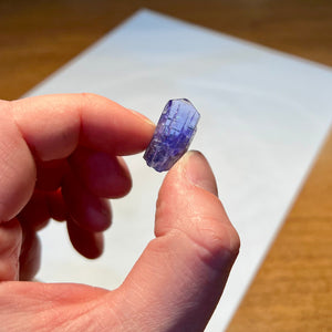 Natural Raw Tanzanite Crystal Specimen