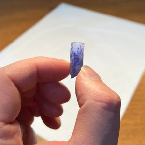 Rough natural blue tanzaNITE CRYSTAL