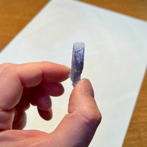 Unheated raw blue natural color tanzanite