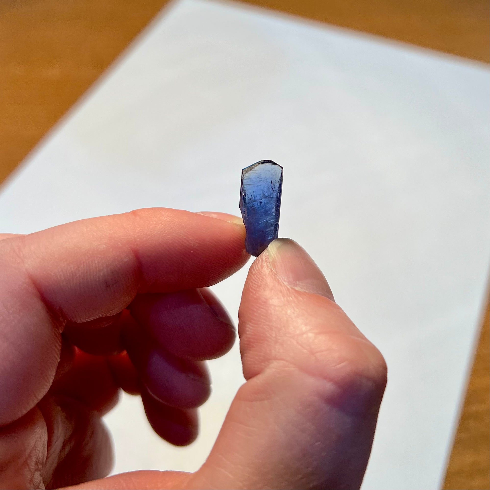 Natural unheated Tanzanite Crystal