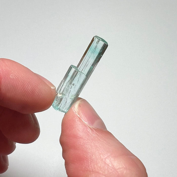 blue green aquamarine crystal 