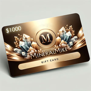Mineral Mike Gift Card for Crystals and Mineral Specimens