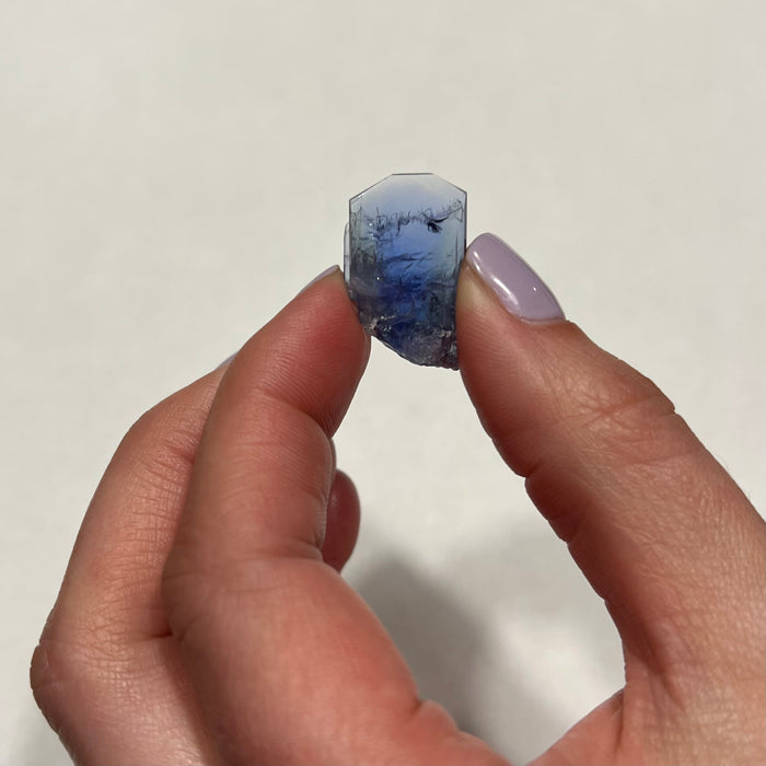 Natural Tanzanite Crystal Mineral Specimen