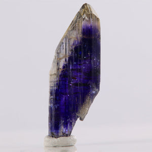 Bicolor Deep Natural Purple tanzanite crystal specimen