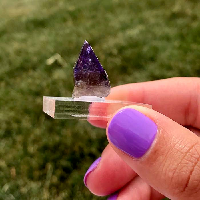 Rough Unheated Tanzanite Crystal Purple