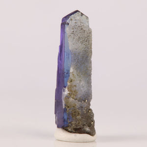 Tanzanite crystal with calcite