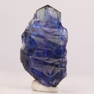 Raw tanzanite crystal specimen