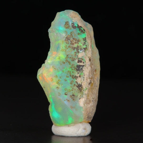 136.45 Cts Natural Opal Rough AAA Quality Ethiopian Welo Opal Raw 45X31 MM Untreated Large Size Opal Rough Fire White Opal Crystal Opal 2024 Raw