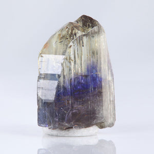 bicolor yellow purple tanzanite crystal