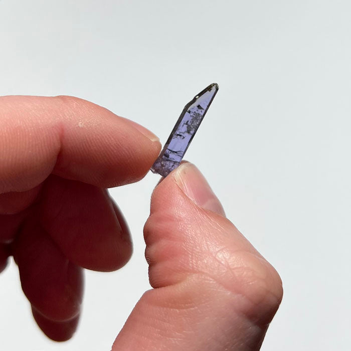 natural unheated narrow tanzanite