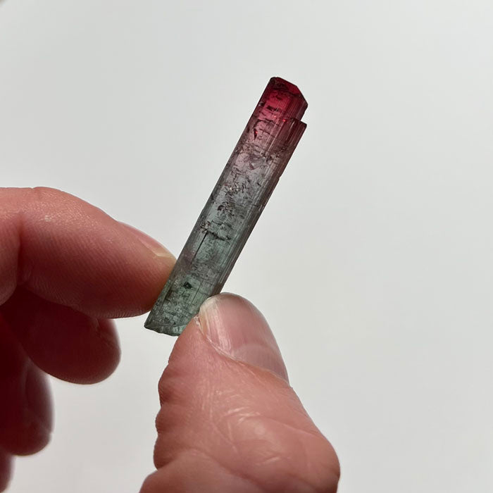 bi color tourmaline crystal 