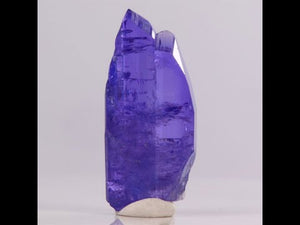 Raw Uncut Tanzanite Crystal Video