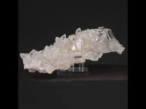 526g Awesome Long Clear Quartz Crystal Cluster from Arkansas