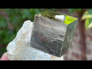 826g Pyrite Cube Specimen on Matrix