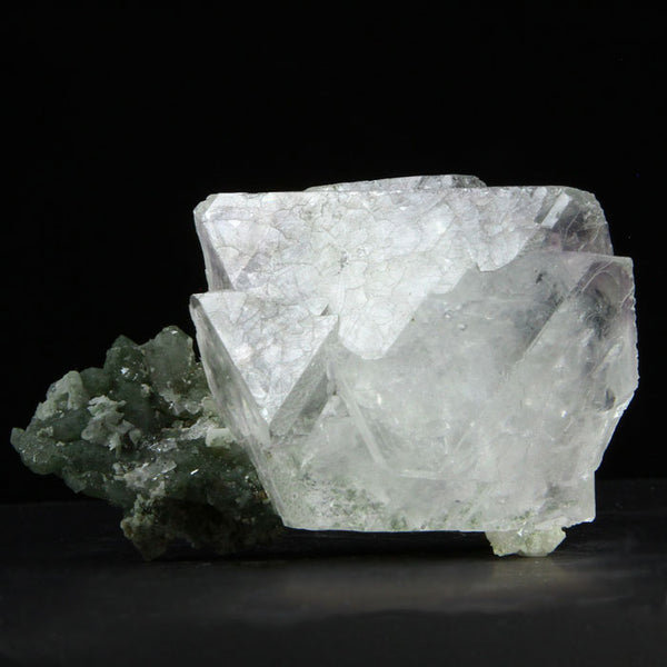 Fluorite over clear quartz selling