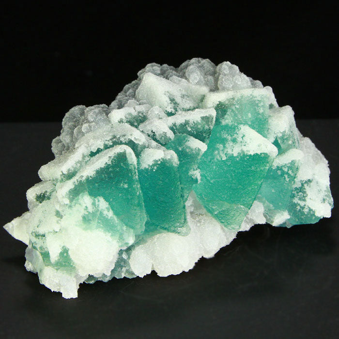 China Green Fluorite Crystals mineral Specimen